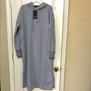 Lightweight hoodie dress